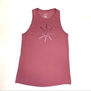 Nike Dri-Fit Womens Sun Pinwheel Training Tank Top Size XS